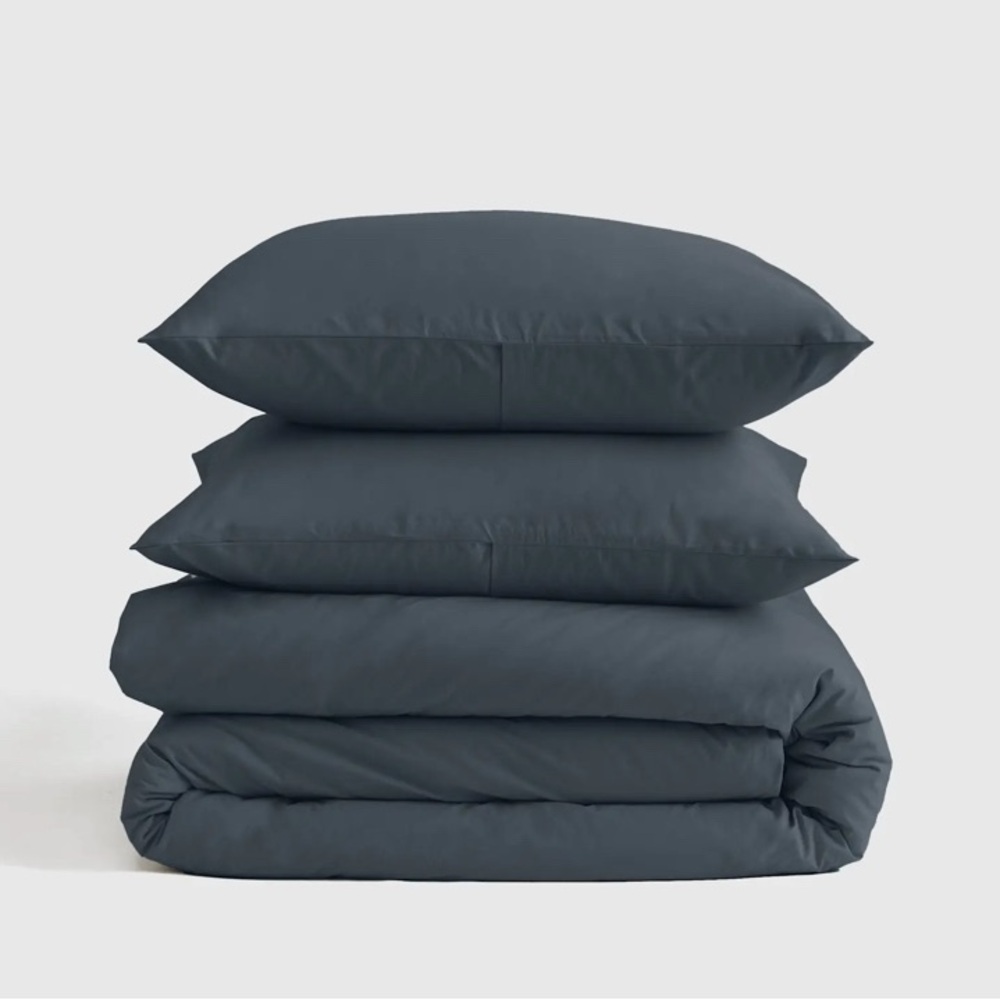 Quince Organic Brushed Cotton Duvet Cover Set